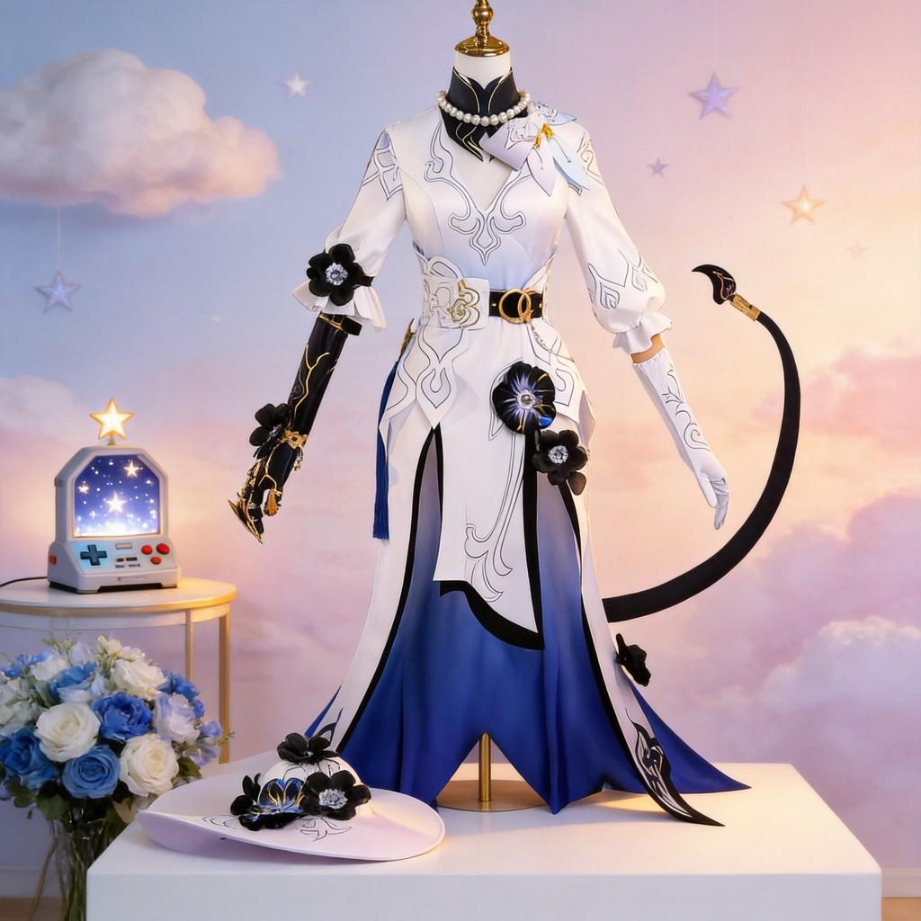 Honkai Star Rail Cosplay Attire With Breathable Fabric For Conventions