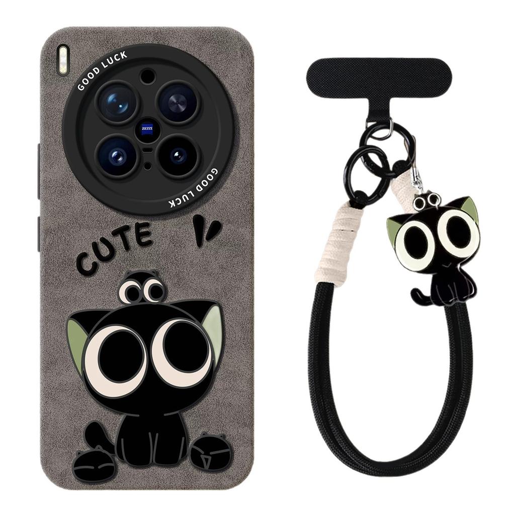 Luo Hei Hei mobile phone case is suitable for vivox300ultra silicone 200s lanyard 100pro cute x300s soft case