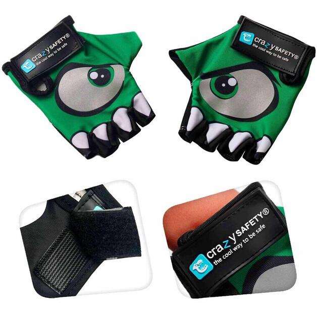 Crazy Safety Bicycle Gloves [green]
