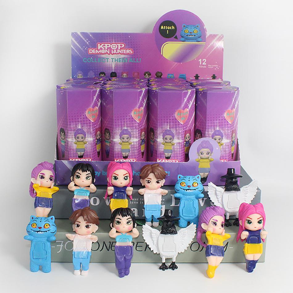 Kpop Demon Hunters box series Figure Model Toy Cartoon Gaming Peripherals Desk Decoration Halloween/Christmas for Kid GiftK