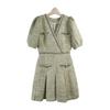 Elegant Sweet Short-Sleeved French Collar Dress - Autumn/Winter Edition