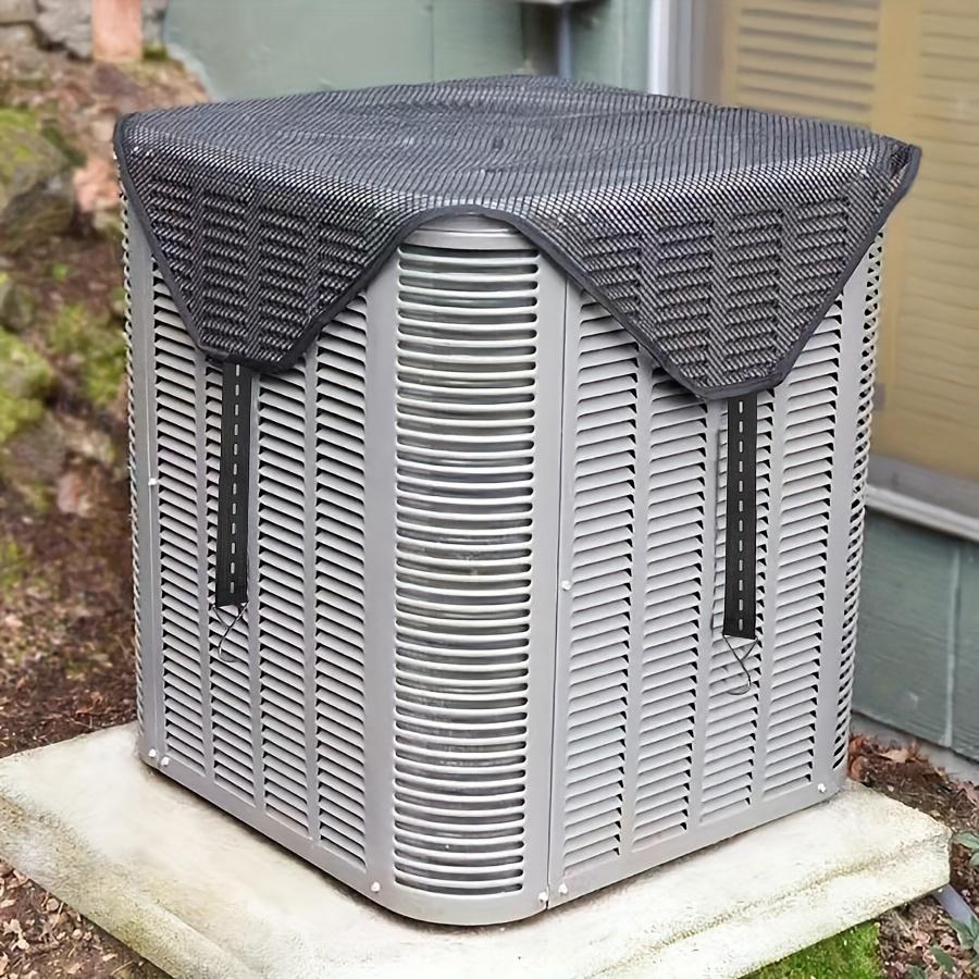 1 Outdoor Air Conditioner Cover - Waterproof, Windproof, Mesh Ventilation - Dust and Debris Protection Accessory