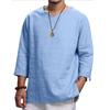 Fogn Trade Autumn New Men's Pullover Solid Color Casual Loose Pullover T-shirt Loose Versatile Pullover Shirt