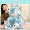 Cute Dolphin Plush Toy For Girls Large Size Stuffed Animal Pillow Wholesale Birthday Gift