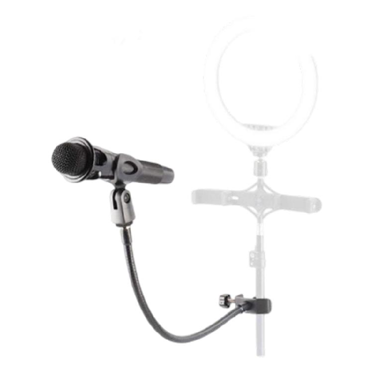 

Adjustable Angle Universal Microphone Stand Gooseneck Holder Featuring 360 Degree Rotating Motion with Clamp Easy Setups