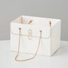 Trendy Floral Tote Gift Box - Small Size for Flower Shop Packaging Qixi Festival