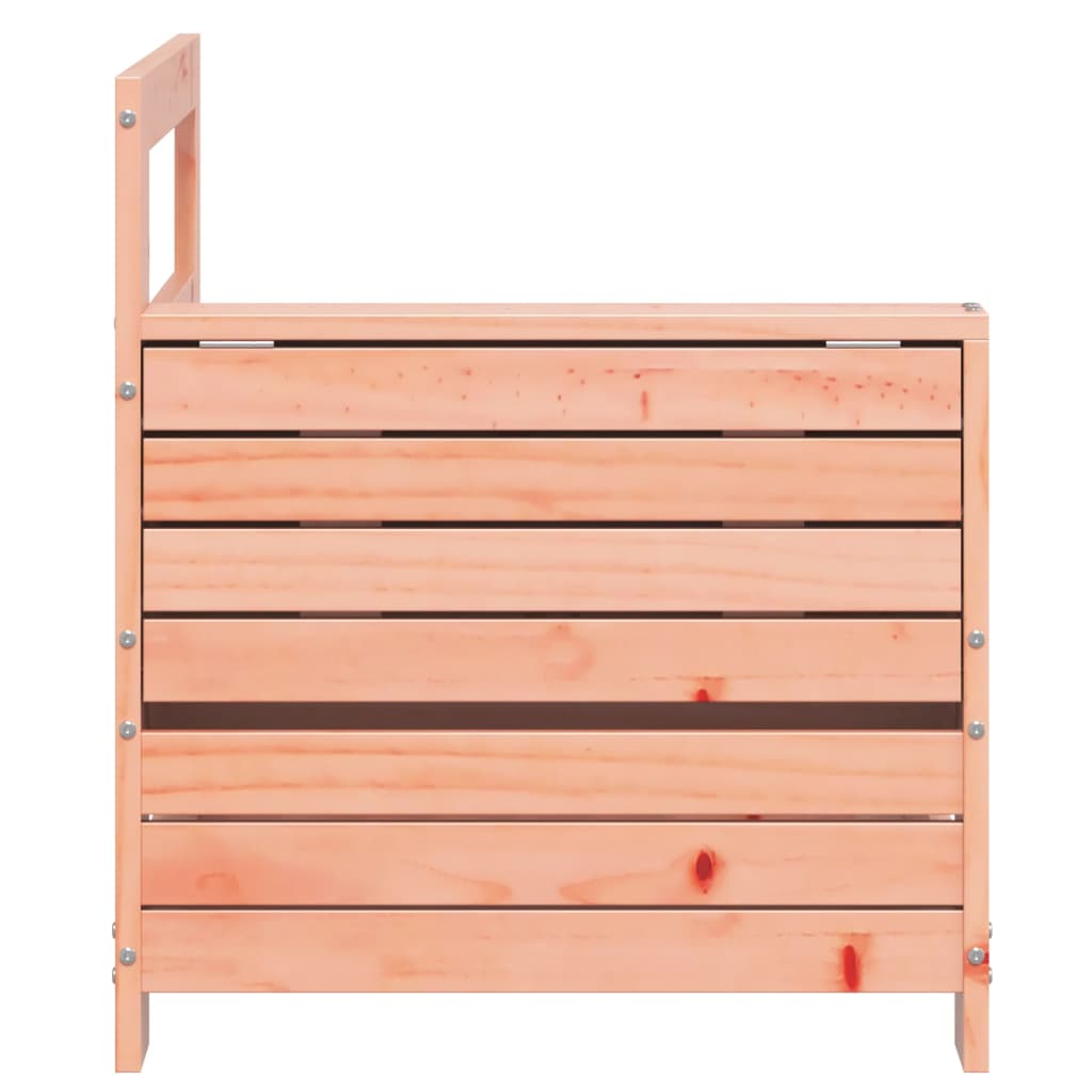 Garden Sofa with Armrests and Side Table Solid Douglas Fir Wood