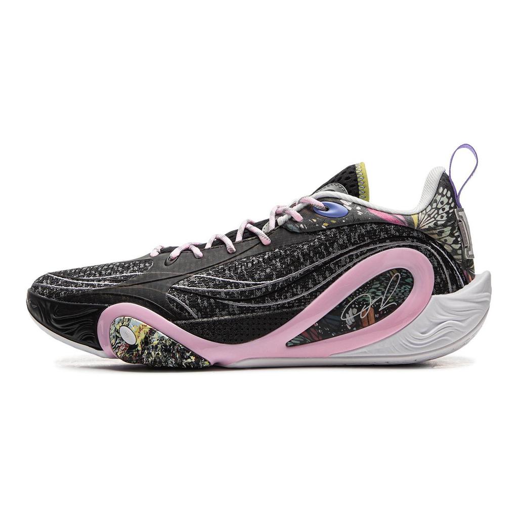 Li Ning DLO1 Butterfly Russell One Basketbalové boty Pánské tenisky Černé ABPV009-5