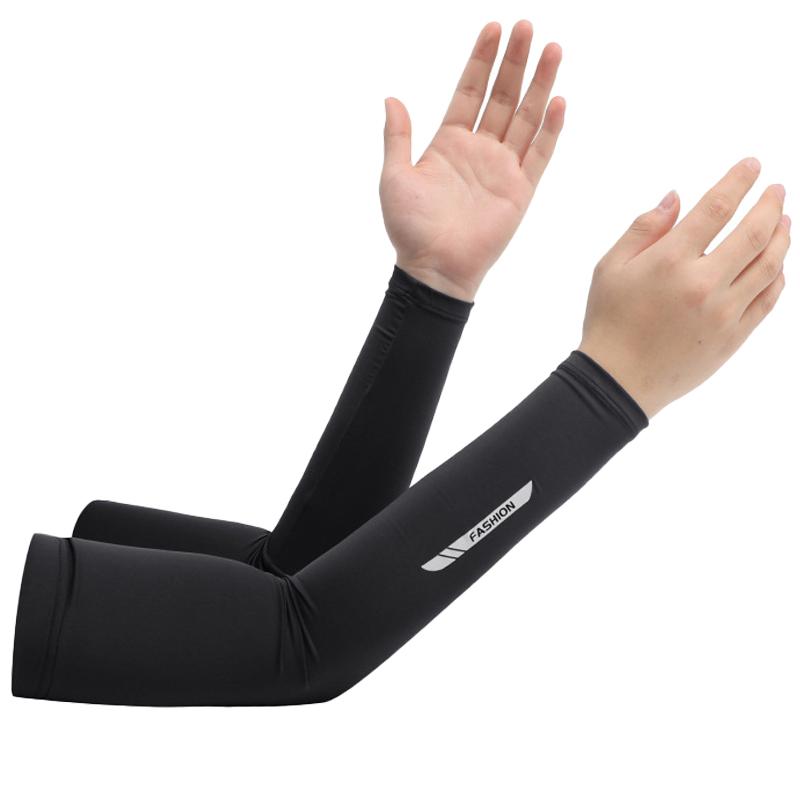 Sommer Dünne Sonnenschutz Ärmel Herren Anti-UV Armstulpen zum Fahren Radfahren Männlicher Armschutz