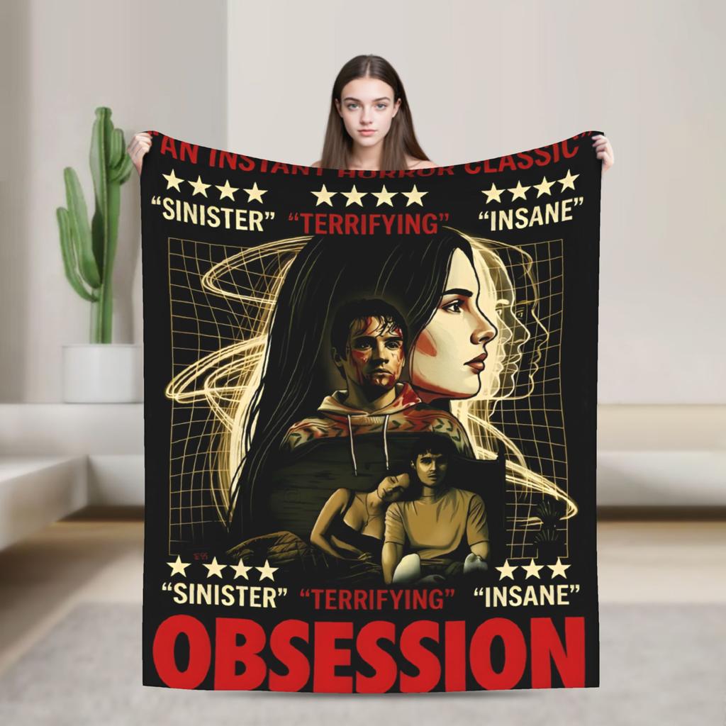 OBSESSION Nikki Horror MOVIE Blanket Flannel Textile Decor Multifunction Super Soft Throw Blankets for Home Bedroom Quilt