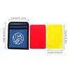 Cva Volleyball Referee Card Srfc0 Red And Yellow Cards Official Size 10X15Cm Designated Penalty Equipment For Match