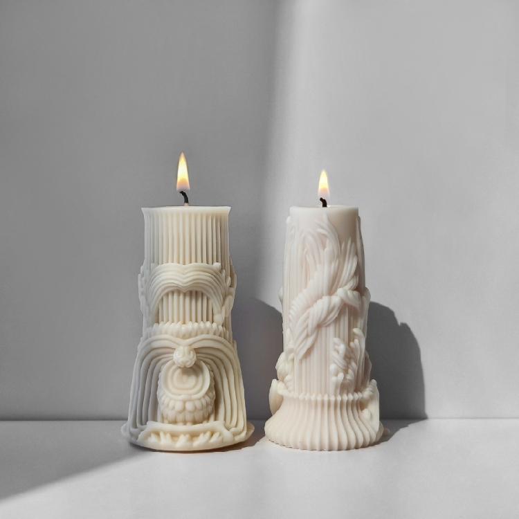 Kerzenformen Zylinderförmige Bastelform zur Herstellung von künstlerisch geschwungenen Kerzen
