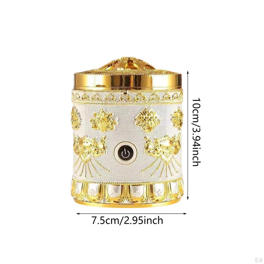 Slitinová kadidelnice jako dárek, funkce automatického vypnutí, držák pro ložnici a SPA