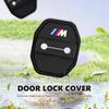 vbjly8 For BMW Silicone Car Door Lock Cover Protect Buckle Cover Latch Stop M 1 3 4 5 6 7 Series X1 X3 X4 X5 G20 G38 F48 E36 E39