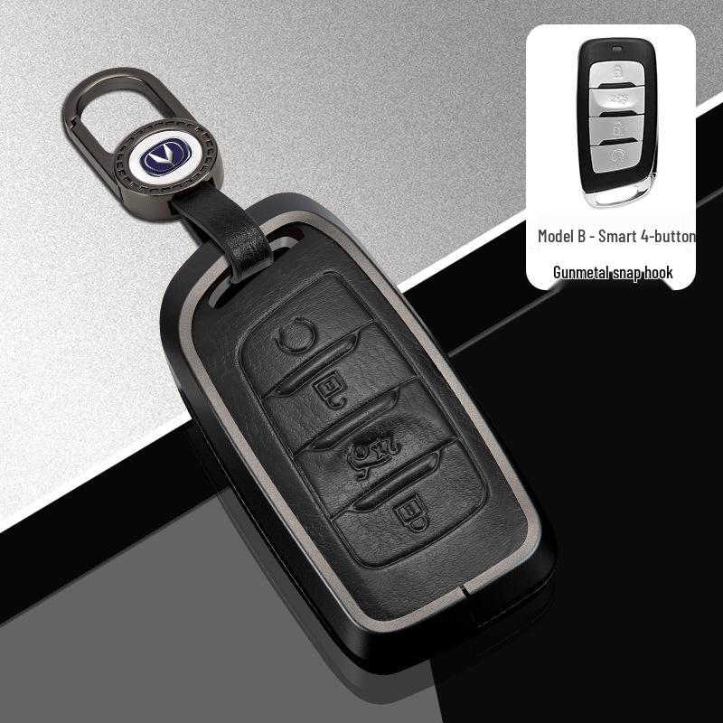 Changan Car Key Cover for Third Gen CS75 Plus, Yidong Plus, CS55, and CS35 Plus