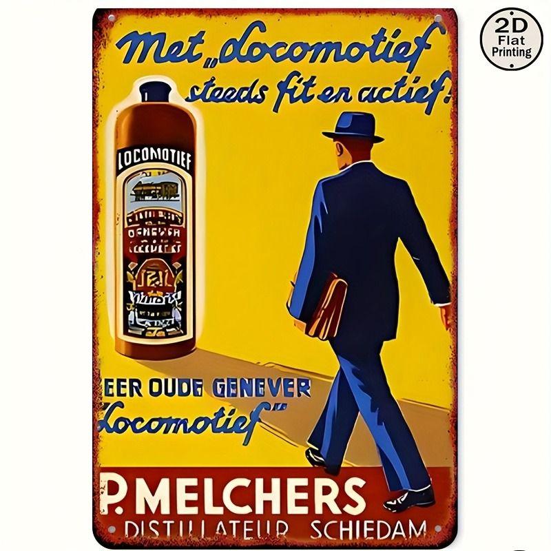 Vintage Drinks Wall Poster Metal Tin Sign 20x30cm