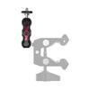 Ball Head Clamp 1/4inch Thread Ball Mount Clamp Rotatable Metal Super Clamp for DSLR Camera Monitor LED Light Microphone