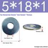 Galvanized Flat Metal Washer Spacer M3-M60