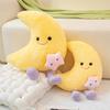 40-50CM Kawaii Cartoon Simulation Anime Nordic Style Star Moon Cloud Plush Dolls Children's Birthday Gifts Toys Home Pillows