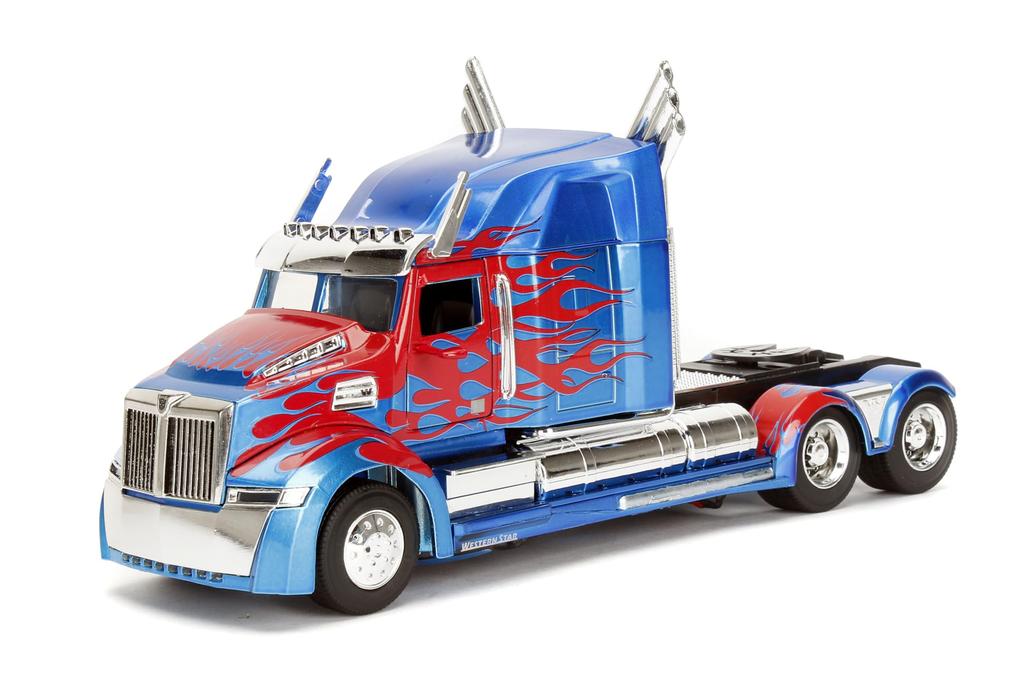 Transformers The Last Knight 2017 Jada Toys Metals Scale Diecast Vehicle Optimus Prime TF Overseas Limited Siste film 1/24
