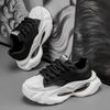 Chunky Sneakers Men Designer Soft Sole Sport Shoes Fashion Casual Microfiber Leather