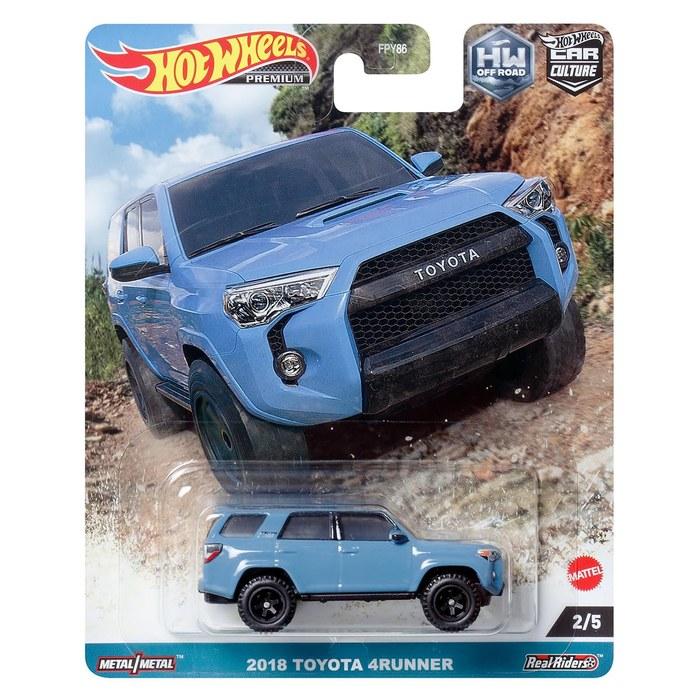 Hot Wheels Car Culture Off-Road - 2018 Toyota 4Runner - Blue 1/64