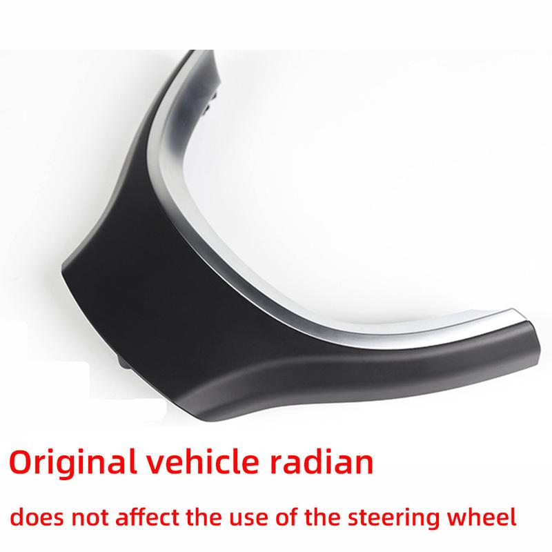 LHD RHD Car Interior Chromed Steering Wheel Decoration Cover Panel Trim for BMW 5 Series F10 F11 520 523 525 7 Series F01 730