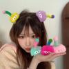 New Sweet Plush Hair Clip Trendy Cartoon Eye Hairpin Barrettes Hairgrip Side Clip Korea Hair Accessories For Women Headwear Gift