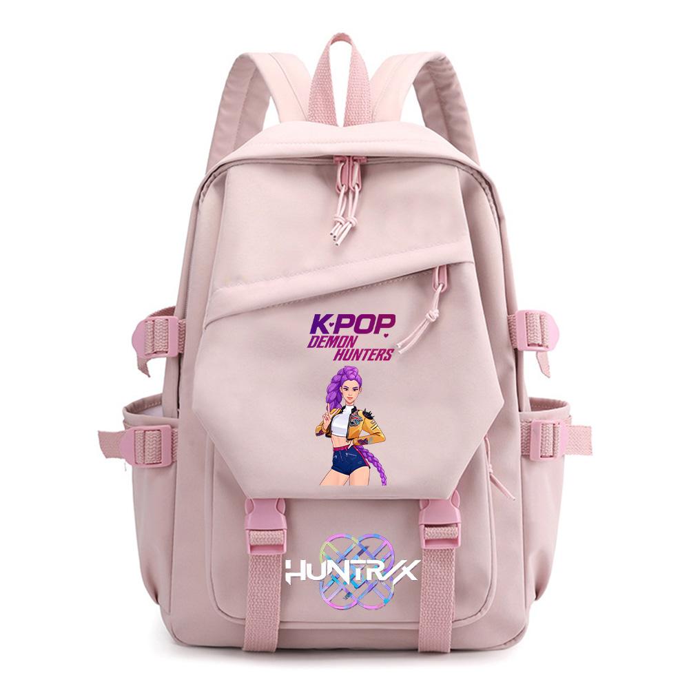 Rucsac Desene Animate Kpop Demon Hunters Imprimat pentru Adolescent Băiat Fată Ghiozdan Școlar Copii Elev Rucsac pentru Cărți Femei Geantă de Călătorie Copil Cadou Rucsac