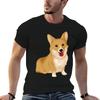 Cute Smiling Corgi TShirt Casual Loose Fit Summer Tee Shirt