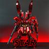 RG 1/144 Galvanisiert Transluzent Fukuoka Sazabi Montagemodell Bausatz Actionfigur Mit Krabbenklaue Wasserschiebebilder Jungen Spielzeug