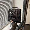 Single Shoulder Double Shoulder Bag Women's New Fashion Girl Heart Casual Multi-purpose Small Square Bag Spring and Summer Women's Bag