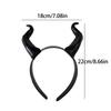 Role Playing Animal Antelope Demon Headpiece Christmas Halloween Costume Accessories Black Queen Witch Demon Horn Headpiece