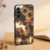 Retro Rust Design Phone Case Black Silicone Soft For Samsung S25,S24,S21,S22,S23,S30,Ultra,S20,Plus,Fe,Lite