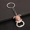 Frog Wolf Turtle Lion Bronze Color Metal Bottle Opener Keychain Mini Pocket Beer Opener Keyring