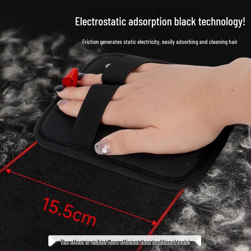 Pet Hair Removal Glove: Two-Way Scraper for Dogs and Cats
