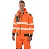 Result Genuine Recycled Mens Robust Fleece Safety Full Zip Hoodie