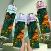 1PC Mushroom Forest Dark Nature Scene Print 750ml Color Plastic Sports Water Bottle Leakproof Flip Straw Lid Suitable for Sports Office Home Use