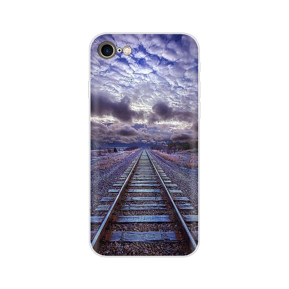 For iPhone SE 2020 Case Fashion Cartoon Soft TPU Back Cover For iPhone SE Clear Silicone Casing Protective Cases For iPhoneSE