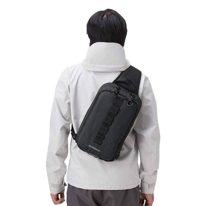 Shimano Sling Shoulder Bag BS-025T Black M