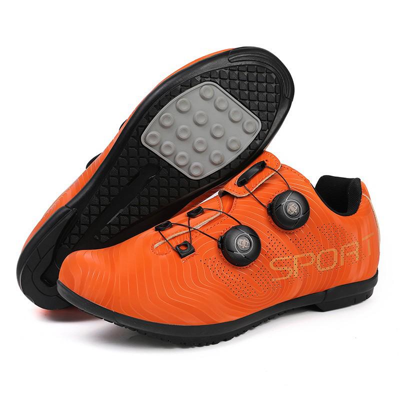 Road & Mountain Bike Double Buckle Lock Cycling Shoes - Unisex 41