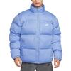 Nike Sportswear Club Solid Color Stand Collar Zip Warm Jacket Men Jacket Polar-Blue FB7369-450