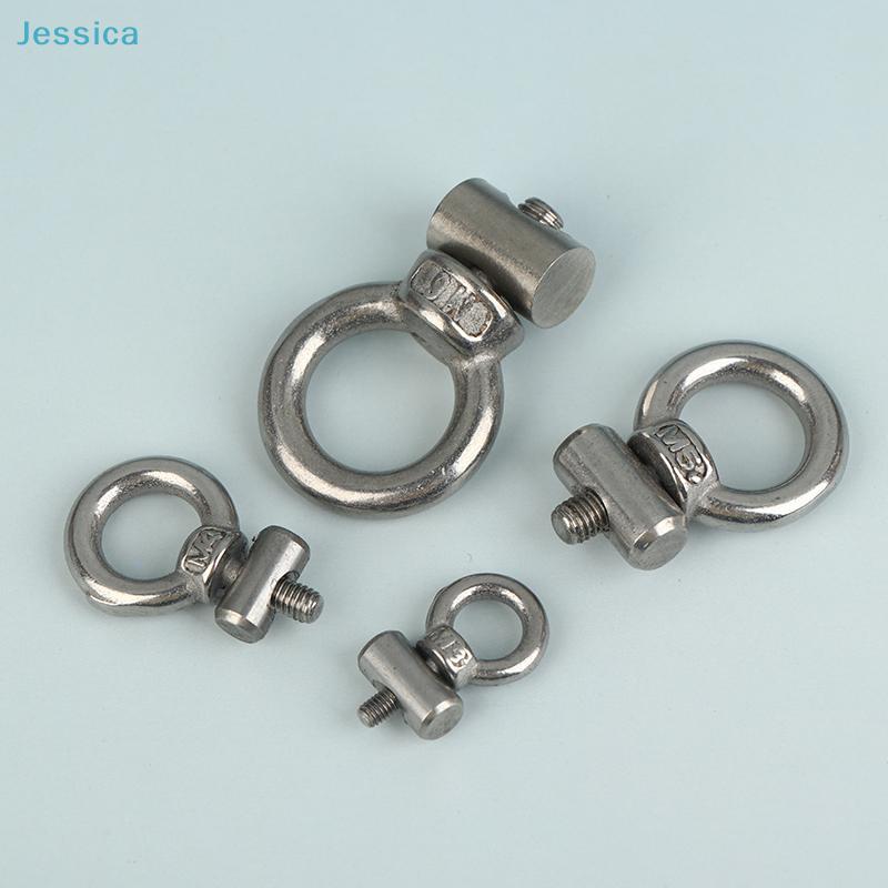 Stainless Steel Eye Bolt Screws | Multi-Size(M3/4/5/6) Ring Bolts for Hanging, Rigging & Hardware Applications