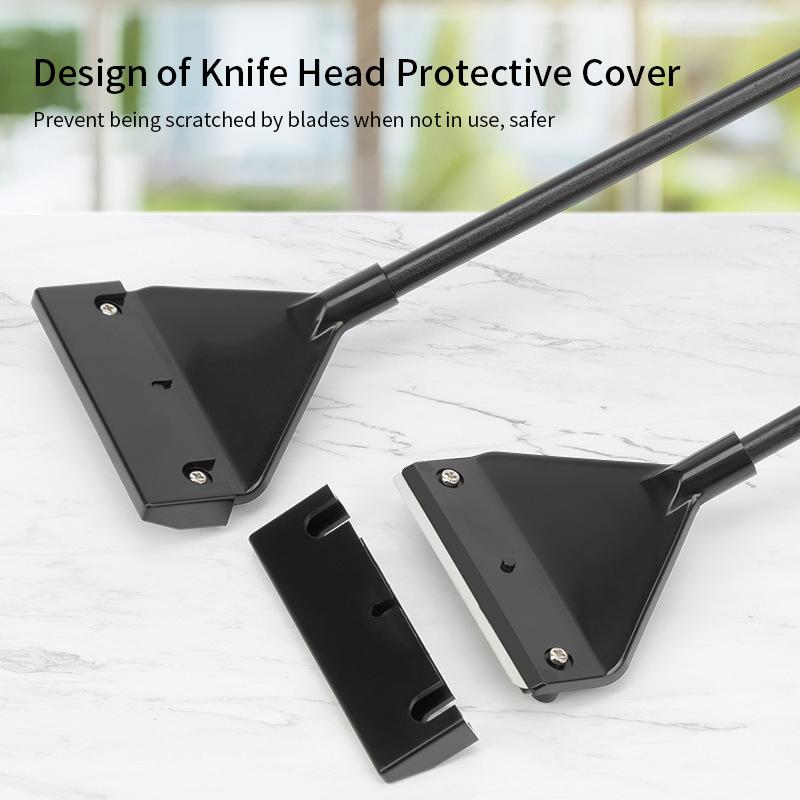 Fish Tank Cleaning Tool Flat Sand Algae Removal Dual-use Glass Algae Removal Scraper Household Cleaning Tool Aquarium Accessorie