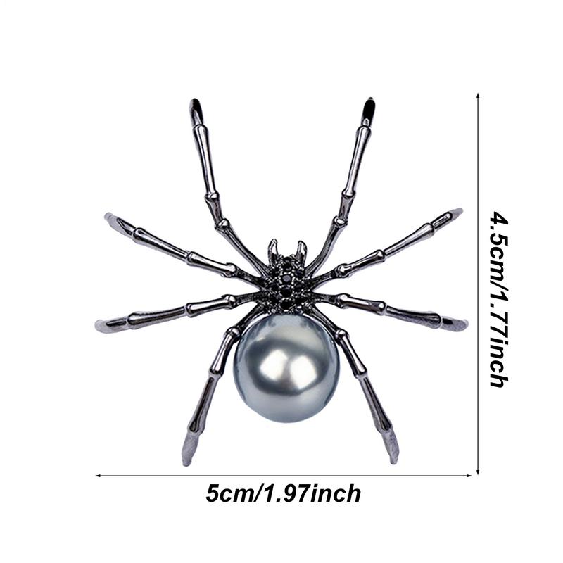 Mode Einfach Übertrieben Spinne Kreative Broschen für Männer Frauen Persönlichkeit Party Festival Unisex Accessoires Anstecknadel Brosche Geschenk
