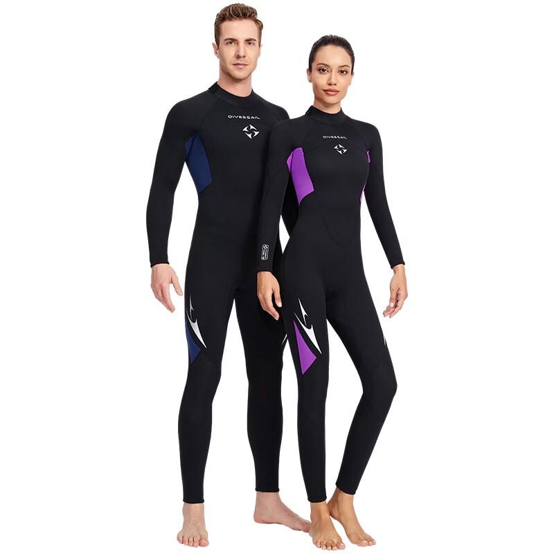 Men's One-Piece Long Sleeve Wetsuit