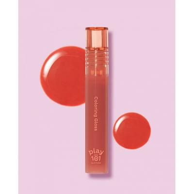 Play 101 By Etude [01 Dewy Peach] Play 101 By Etude Coloring Gloss