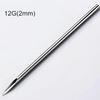 20Pcs/set Stainless Steel Body Piercing Needle 12G/13G/14G/15G/16G/17G/18G/19G/20G Hollow Mixed Piercing Needle Tool