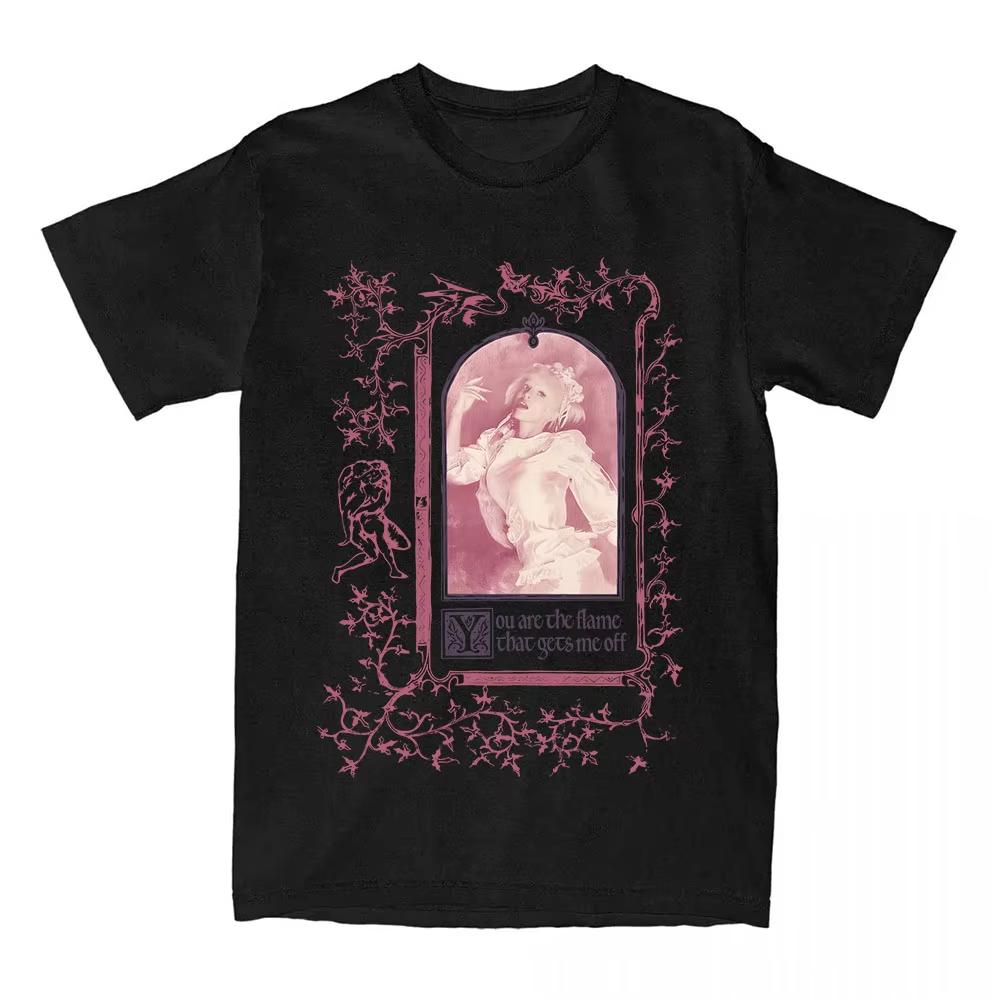 Melanie Martinez Kopf T-Shirt Kurzarm Baumwolle Sommer Rundhals T-Shirts Streetwear Album Grafikdruck Merch Damen T-Shirts