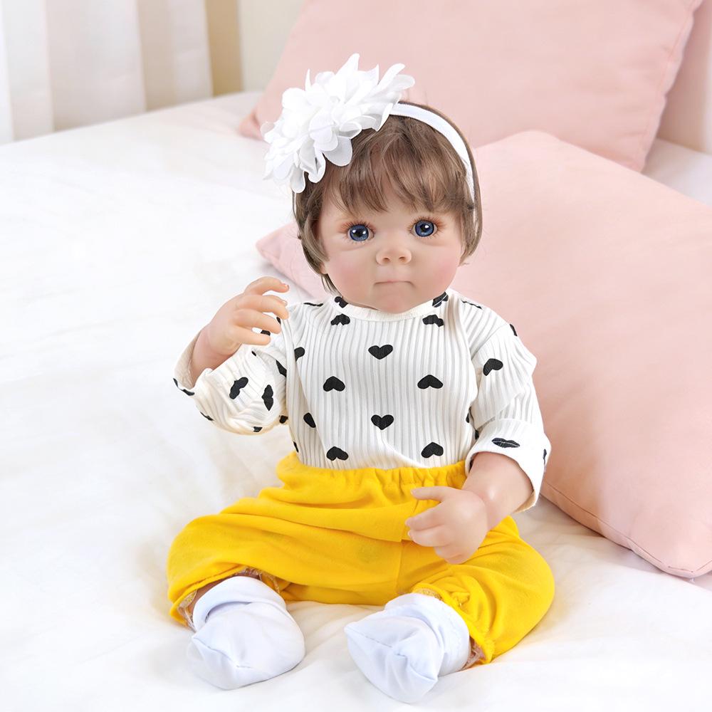 18-inch Bettie Hand-Painted Realistic Full Silicone Washable Reborn Doll 18-inch 46cm